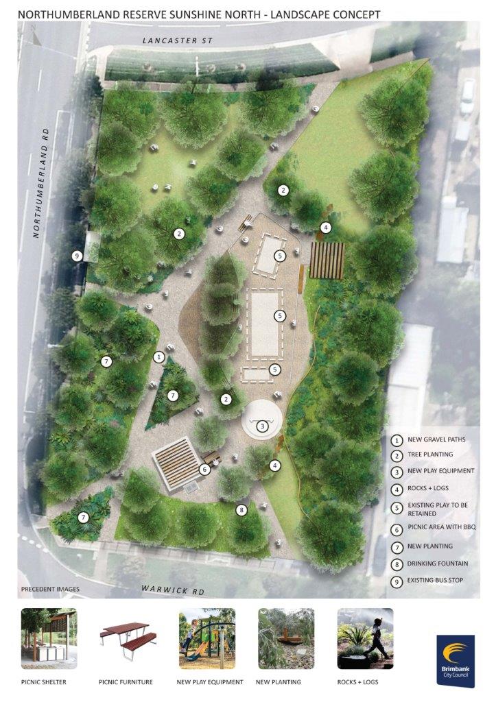 Northumberland Reserve Sunshine North - Landscape Concept Plan